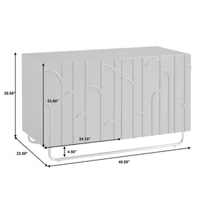 Pulaski Furniture 2-door Contemporary Accent Chest – Chic Metal Storage With Adjustable Shelf & Modern Green Finish Green Solid Wood Veneers P301776-pulaski
