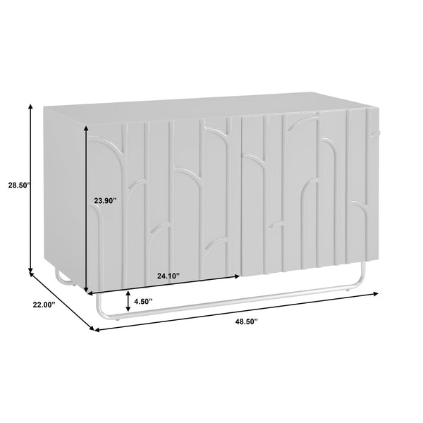 Pulaski Furniture 2-door Contemporary Accent Chest – Chic Metal Storage With Adjustable Shelf & Modern Green Finish Green Solid Wood Veneers P301776-pulaski