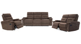 Parker House Parker Living Diesel Manual - Cobra Brown Manual Reclining Sofa Loveseat and Recliner Cobra Brown 100% Polyester (S) MDIE-321-CBR