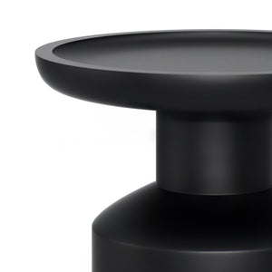 English Elm Haynes Solid Mango Accent Table – Handcrafted Sculptural Wood End Table, Boho Style, Multipurpose Black B136P158439