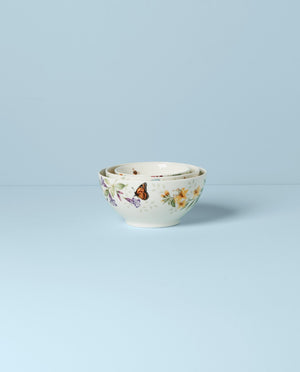 Lenox Butterfly Meadow 3-Piece Bowl Set Multi, WHITE PORCELAIN 893575
