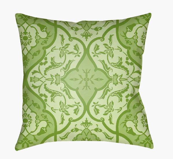 Livabliss Yindi Global-inspired 22" Accent Pillow – Elegant Home Decor With Durable Woven Construction Light Green,Green Polyester,Polyester,Polyester,Polyfill Yn020-2222