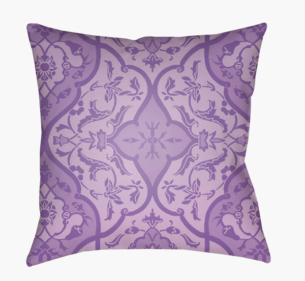Livabliss Yindi Global-inspired 22" Accent Pillow – Elegant Home Decor With Durable Woven Construction Lavender,Purple,Lilac Polyester,Polyester,Polyester,Polyfill Yn021-2222