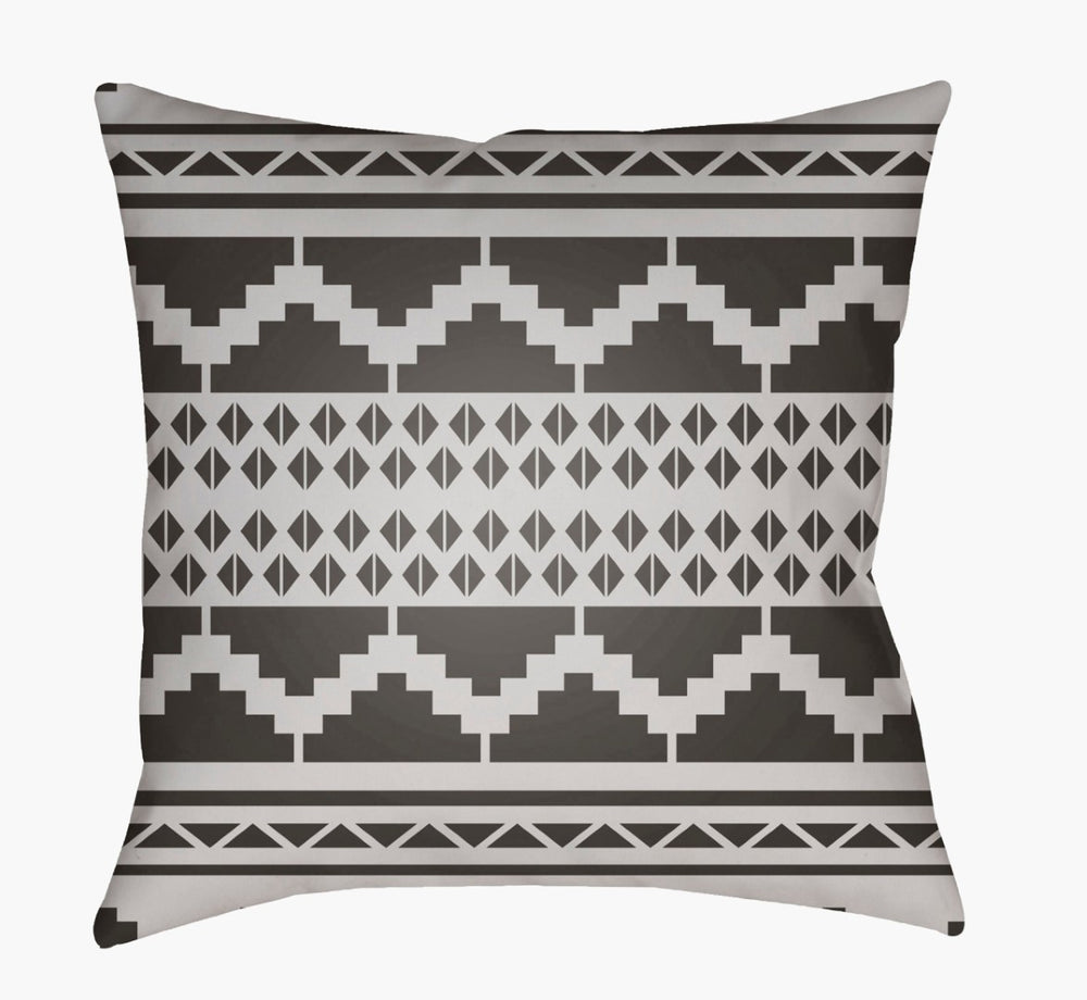 Livabliss Yindi Artisan Woven Throw Pillow Global Pattern Polyester Insert for Boho Living YN036-1818