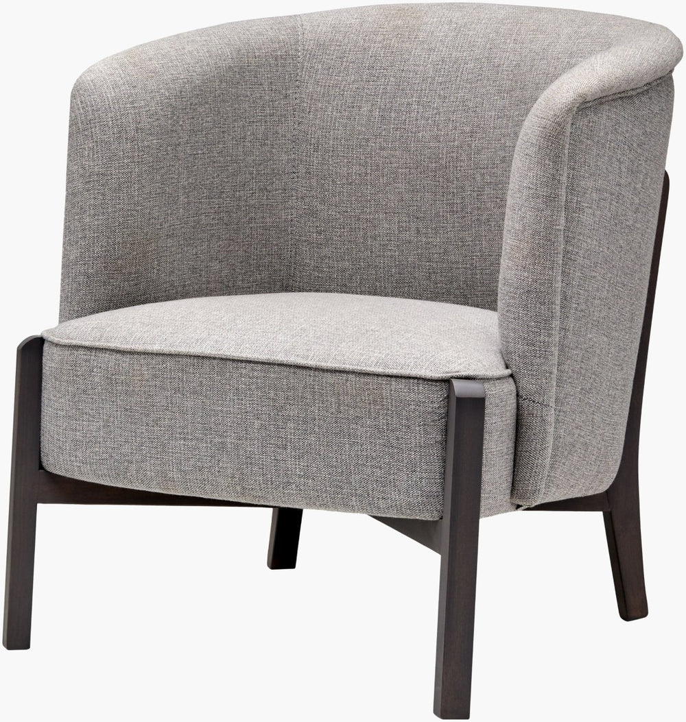 Livabliss Rayne Mid-century Accent Chair Beech Wood Base Polyester Upholstery Living Room Seat YNE-001