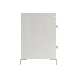 Bernhardt Bernhardt Coro Nightstand With Azucar Soft-Close Drawers, Stainless Accents & Built-In Usb Charging 316232