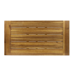 English Elm Christopher Knight Home® - Outdoor Acacia Wood Coffee Table with Teak Finish, Rustic Metal Frame, Farmhouse Patio Centerpiece 62348.00