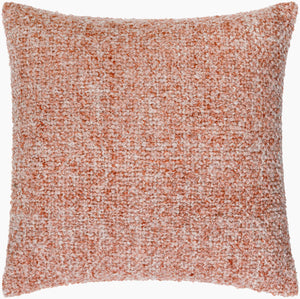 Surya Yarns 18"L X 18"W Modern Accent Pillow - Durable, Machine Washable, Global Style For Your Home Terracotta Polyester,Polyester Yns001-2222d