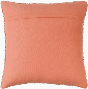 Surya Yarns 18"L X 18"W Modern Accent Pillow - Durable, Machine Washable, Global Style For Your Home Terracotta Polyester,Polyester Yns001-2222d