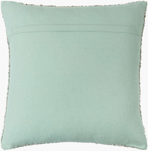 Surya Yarns 18"L X 18"W Modern Accent Pillow - Durable, Machine Washable, Global Style For Your Home Sage Polyester,Polyester Yns002-2020