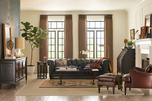 Hooker Furniture Charleston Cherry Entertainment Console With Solid-Wood Top, Soft-Close Doors, Ventilated Back Panel 6750-55472-00