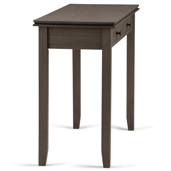 English Elm Artisan Console Sofa Table - Rustic Farmhouse Grey Design With Drawers For Entryway & Living Room B136P158696