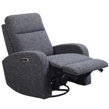 Parker House Parker Living Thriller - Natural Beauty Denim Power Swivel Glider Recliner Natural Beauty Denim 100% Polyester (S) MTHR#812GSP-NBD