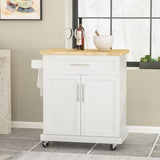 Christopher Knight Home® Batavia Contemporary Kitchen Cart with Wheels