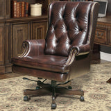 Parker House Parker Living - Leather Desk Chair Havana with Brown Base Top Grain Leather with Match (X) DC#112-HA