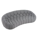 VIG Furniture Divani Casa Yolonda - Modern Curved Light Grey Fabric Sofa Set VGEV2126C-SET-C-07