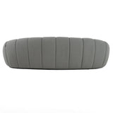 VIG Furniture Divani Casa Yolonda - Modern Curved Light Grey Fabric Sofa VGEV2126C-SOFA-C-07