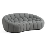 VIG Furniture Divani Casa Yolonda - Modern Curved Light Grey Fabric Sofa Set VGEV2126C-SET-C-07