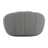 VIG Furniture Divani Casa Yolonda - Modern Curved Light Grey Fabric Sofa Set VGEV2126C-SET-C-07