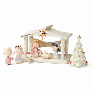 Lenox Peanuts The Christmas Pageant & Creche 8-Piece Set Multi, NO COLOR PORCELAIN 895265