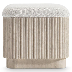 Bernhardt Bernhardt Lucerne Upholstered Bench with Reeded Oak Base for Bedroom or Entryway 393506