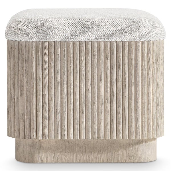 Bernhardt Bernhardt Lucerne Upholstered Bench with Reeded Oak Base for Bedroom or Entryway 393506