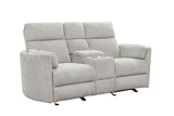 Parker Living Radius - Mineral Power Glider Reclining Console Loveseat Mineral MRAD#822CPG-MIN Parker House