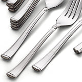 Lenox Gorham Column 45-Piece Flatware Set Metallic, STAINLESS METAL 846853