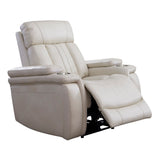 Parker House Parker Living Royce - Fantom Ivory Power Recliner Fantom Ivory 88% Polyester / 12% PU (W) MROY#812PH-FNI