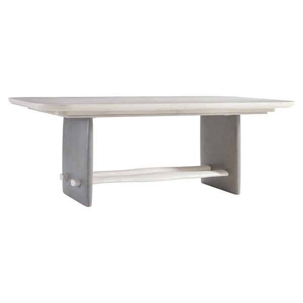 Bernhardt Bernhardt Walnut Sereno Dining Table With Sculptural Sasso Resin Base, 84" With 24" Leaf K1943