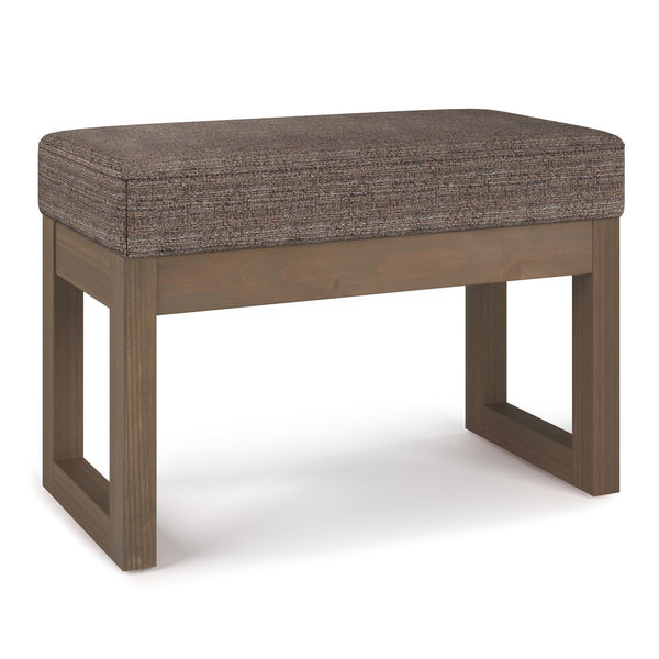 English Elm Milltown Compact Ottoman Bench In Mink Brown - Versatile Footstool For Modern Home Décor & Style B136P159090