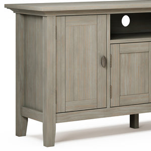 English Elm Redmond 72" Tv Media Stand - Handcrafted Distressed Grey With Ample Storage & Cord Management B136P159539-GIGA
