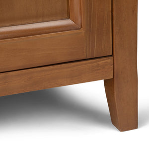 English Elm Amherst Medium Storage Cabinet - Stylish Solid Wood Design With Four Drawers & Adjustable Shelves B136P159433