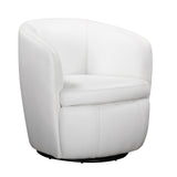 Parker Living Barolo - Snow 100% Italian Leather Swivel Club Chair - Set of 2 Snow SBAR#912S-2-SNOW Parker House