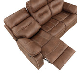 English Elm Steve Silver - Rudger - Manual Reclining Sofa - Brown