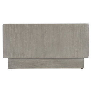 Bernhardt Bernhardt Cerused Greige Oak Cocktail Table With Lacquered White Drawers, Lucite Hardware & Casters 442027