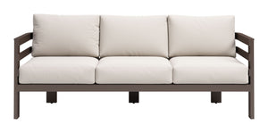 Bal Harbor Sofa White 704041 Zuo Modern