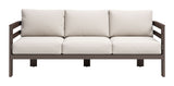 Bal Harbor Sofa White 704041 Zuo Modern