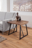 English Elm Steve Silver - Walden - Parquet End Table - Brown