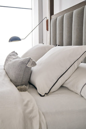 Hooker Furniture Miramar King Poster Bed With Tall Canopy, Cleary Cement Channel Headboard & Rustic Arabica Finish 6202-90666-TALL