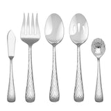 Lenox Hampton Forge Melody Hammered 45 Piece Set Metallic, STAINLESS METAL 515B045HSN