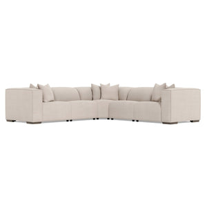 Bernhardt Bernhardt Bliss Five Piece Power Reclining Sectional with Pop up Headrests and Plush Seating K2184