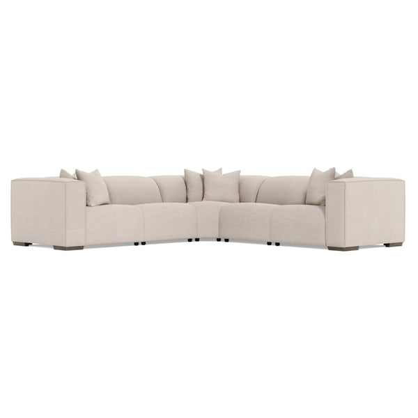 Bernhardt Bernhardt Bliss Five Piece Power Reclining Sectional with Pop up Headrests and Plush Seating K2184