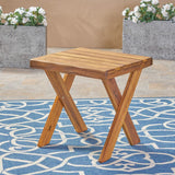 Christopher Knight Home® - Noble House - Eaglewood Outdoor Acacia Wood Side Table