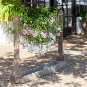 Park Hill Bottle Garland Vases & Wooden Stanchion ECL81512