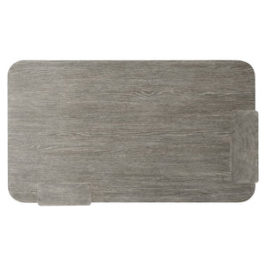 Bernhardt Bernhardt Monolith Open Base Cocktail Table — Wire-Brushed White Oak Puma Finish, Asymmetrical Sculptural Design 343013