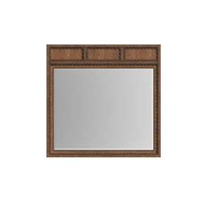 A.R.T. Furniture Harbor Dresser Mirror - Timeless Rustic Elegance with Warm Wood Frame for Contemporary & Traditional Spaces 338121-2731