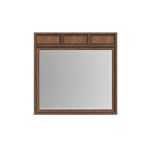 A.R.T. Furniture Harbor Dresser Mirror - Timeless Rustic Elegance with Warm Wood Frame for Contemporary & Traditional Spaces 338121-2731