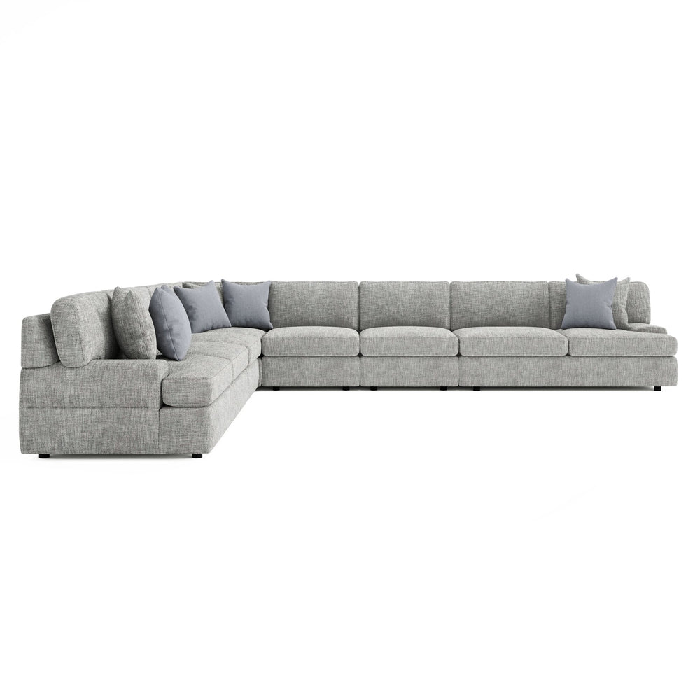 Bernhardt Bernhardt Serena Sectional With Low-Profile Frame And Deep Cushions For Modern Comfort And Style - Made to Order Grey K2027