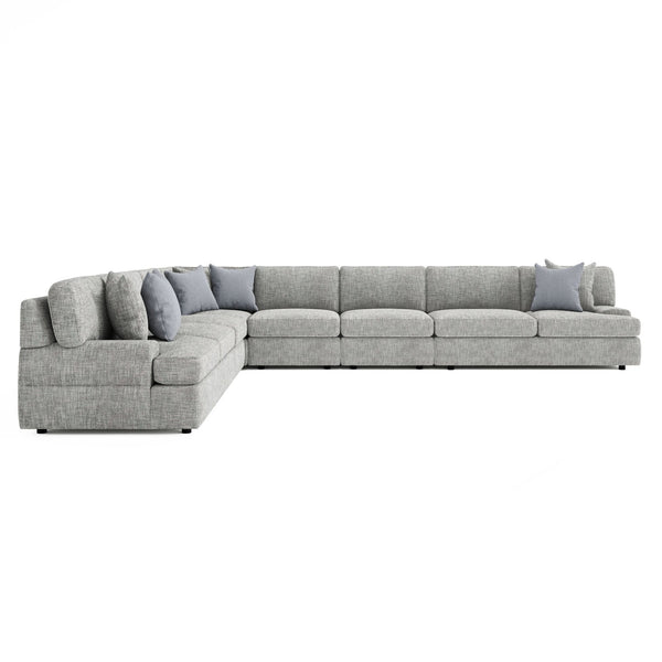 Bernhardt Bernhardt Serena Sectional With Low-Profile Frame And Deep Cushions For Modern Comfort And Style - Made to Order Grey K2027
